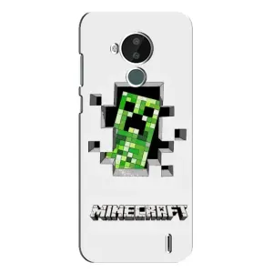 Чехол Майнкрафт на Nokia C30 (AlphaPrint) Minecraft (крипер Майнкрафт)