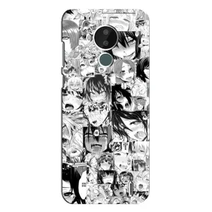 Анимешный чехол для Nokia C30 (Ahegao manga)
