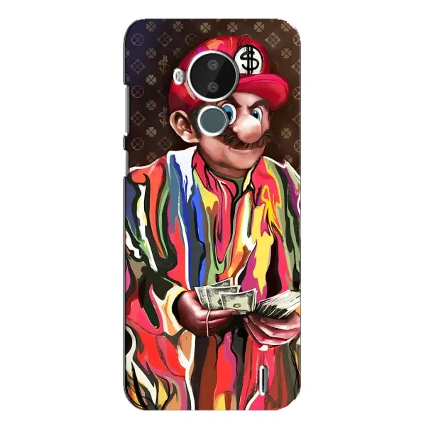 Чехол с принтом «Mario LV» для Nokia C30