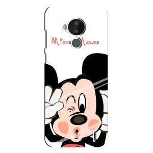Эксклюзивный чехол для Nokia C30 (AlphaPrint - Мультяшные) (Маус Микки)