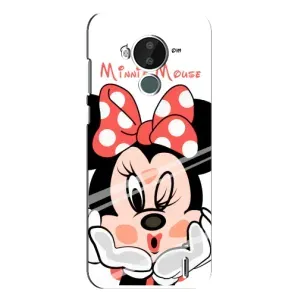 Эксклюзивный чехол для Nokia C30 (AlphaPrint - Мультяшные) (Маус Минни)