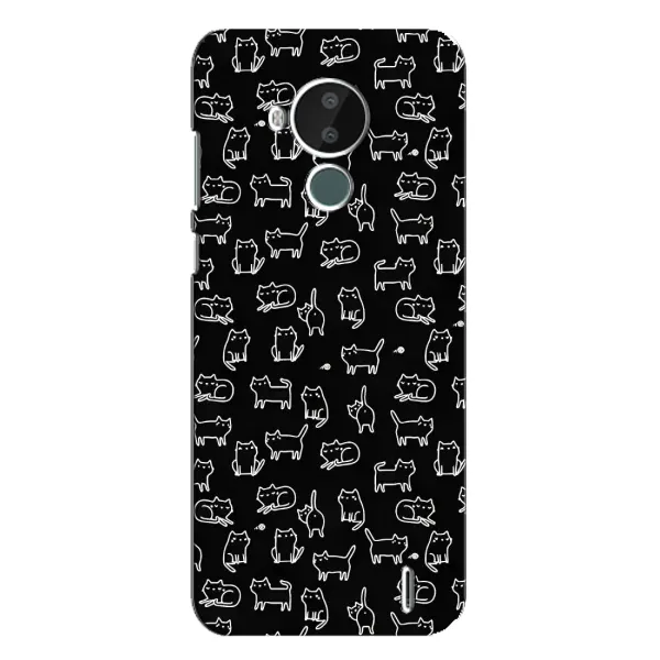 Чехол с принтом «Меленькие котики» для Nokia C30