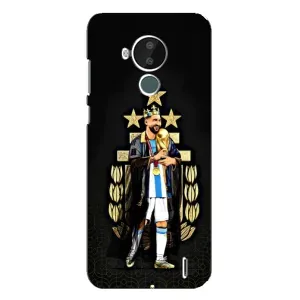 Чехлы для Nokia C30 (Leo чемпион) (AlphaPrint) (Месси Король)