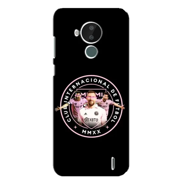 Чехол с принтом «Месси в лого» для Nokia C30