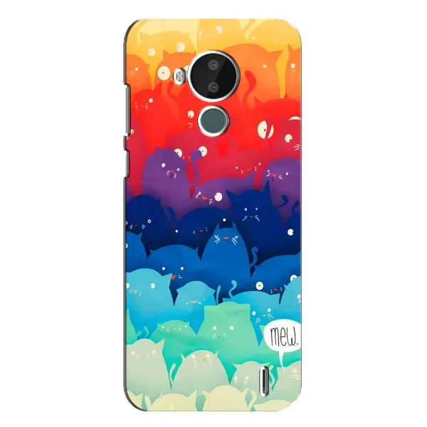 Чехол с принтом «Mew» для Nokia C30