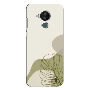 Чохол з принтом «Зелена монстера дизайн» для Nokia C30