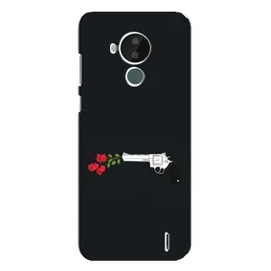 Чехлы (ART) Цветы на Nokia C30 (VPrint) (Неожиданные цветы)