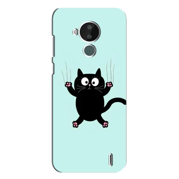 Чехол с принтом «Падающий кот» для Nokia C30