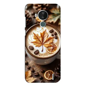 Чохол з принтом «Пряна кава» для Nokia C30
