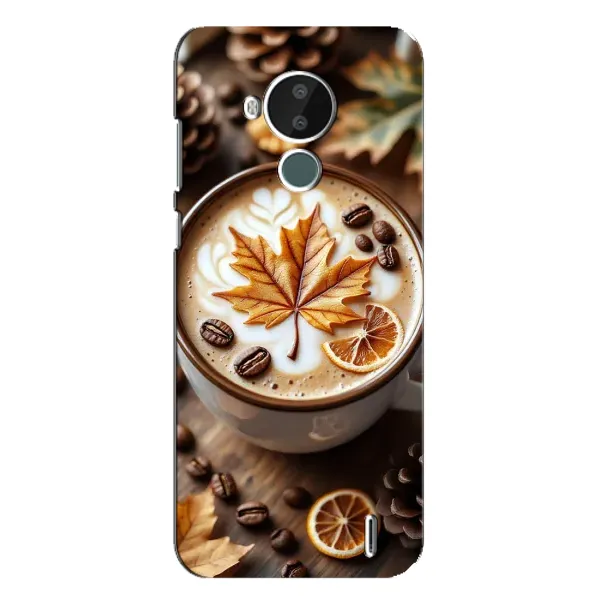 Чохол з принтом «Пряна кава» для Nokia C30