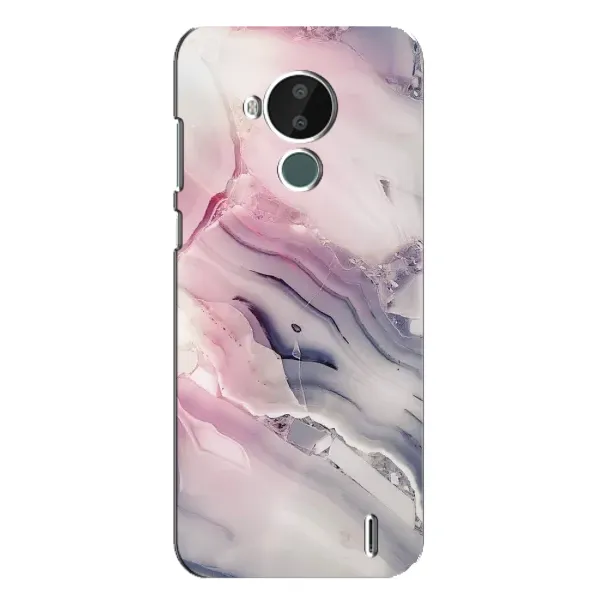 Чохол з принтом «Пурпурний Мрамор» для Nokia C30
