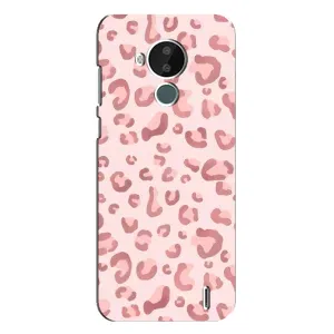Чохол з розовим принтом для Nokia C30 (Рожевий леопард)