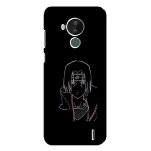Чехлы на тему: Итачи Учиха для Nokia C30 (AlphaPrint) (силуэт Итачи)