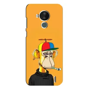 Чехлы с Обезьянами NFT для Nokia C30 (AlphaPrint) (Скучающая Обезьяна NFT)