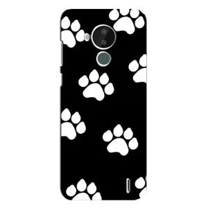 Чехлы с собаками для Nokia C30 (VPrint) (Следы собаки)