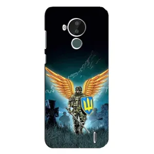 Чехлы с картинкой ЗСУ для Nokia C30 (AlphaPrint) (Солдат ЗСУ)