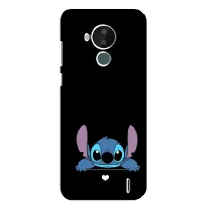 Чохол з принтом «Стіч на чорному» для Nokia C30