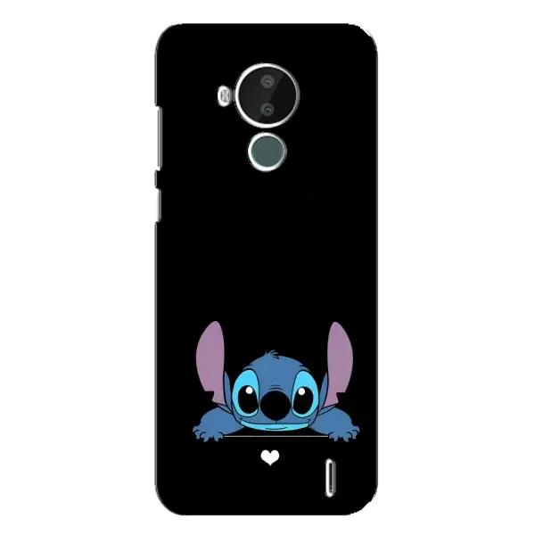 Чохол з принтом «Стіч на чорному» для Nokia C30