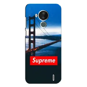 Чехол для Nokia C30 с картинкой Supreme (AlphaPrint) (Стиль Supreme)