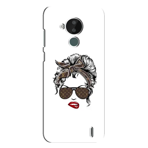 Чехол с принтом «стильная с луи витон» для Nokia C30