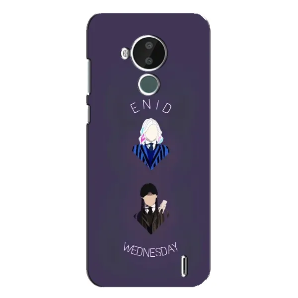 Чехол с принтом «Уэнздей и подруга» для Nokia C30