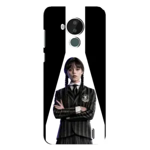 Чехлы Венсдей на Nokia C30 Уэнсдей (AlphaPrint) (W-Wednesday)