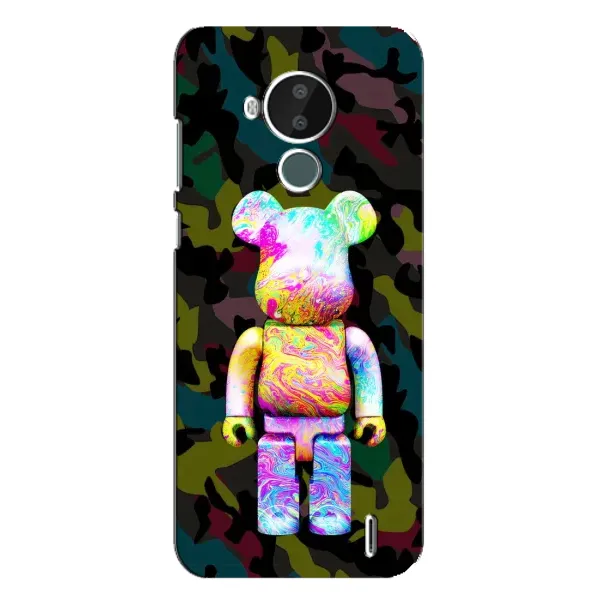 Чехол с принтом «Яркий Bearbrick» для Nokia C30