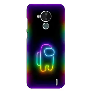 Чехол Амонг Ас для Nokia C30 (AlphaPrint) (Яркий скин)
