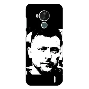 Чехол для Nokia C30 (AlphaPrint - с принтом Зеленского) (Зеленский АРТ)