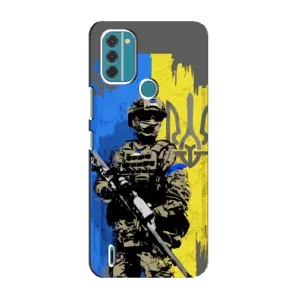 Чехлы с картинкой ЗСУ для Nokia C31 (AlphaPrint) (АРТ солдат)
