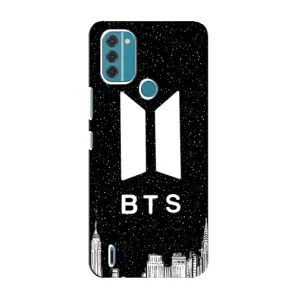 Чохли BTS для Nokia C31 (AlphaPrint) (БТС Лого)