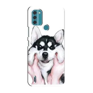 Чохли з собаками для Nokia C31 (VPrint) (Радісний Хаскі)