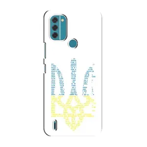 Чохли для Nokia C31 Укр. Символіка (AlphaPrint) (Герб з букв)