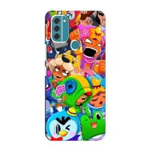 Чехол для Nokia C31 Бравл Старс (VPrint) (Герої Бравл Старс)