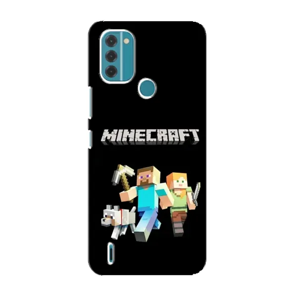 Чохол з принтом «герої Minecraft» для Nokia C31 Чохол з принтом «герої Minecraft» для Nokia C31