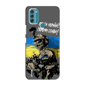 Чехлы с картинкой ЗСУ для Nokia C31 (AlphaPrint) (Героям Слава)