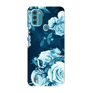 Чехлы (ART) Цветы на Nokia C31 (VPrint) (Блактині бутони)