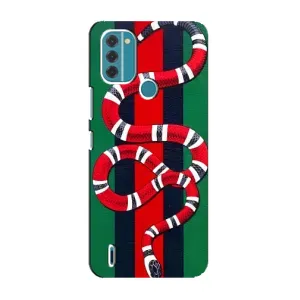 Чохли GUCCI для Нокіа С31 (AlphaPrint) (Gucci змія)