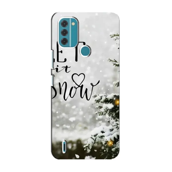 Чехол с принтом «Let it snow» для Nokia C31