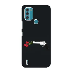 Чехлы (ART) Цветы на Nokia C31 (VPrint) (Неочікувані квіти)