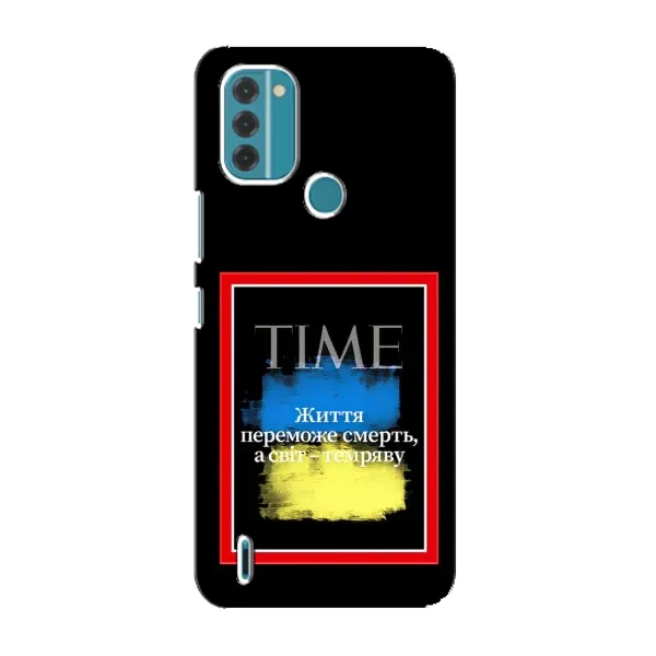 Чехол с принтом «Переможе добро» для Nokia C31