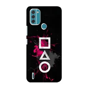 Чохол Гра в кальмара для Nokia C31 (Символи Гра кальмара)