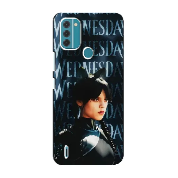Чехол с принтом «Уэнздей кошка» для Nokia C31