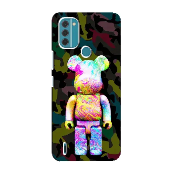Чохол з принтом «Яскравий Bearbrick» для Nokia C31