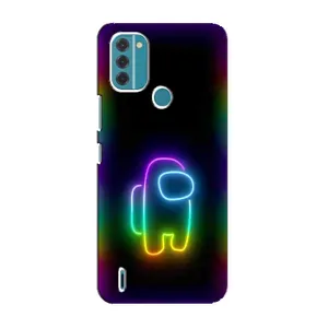 Чохли Амонг Ас для Nokia C31 (AlphaPrint) (Яскравий скін)