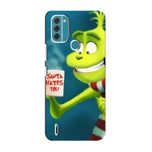 Різдвяні Чохли для Nokia C31 (VPrint) (Зелений Грінч)