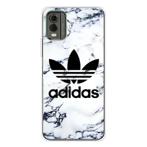 Чехлы Адидас для Nokia C32 (AlphaPrint) (Адидас на мраморе)
