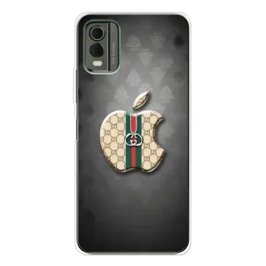 Чехлы ГУЧЧИ для Нокиа С32 (AlphaPrint) (Apple gucci)
