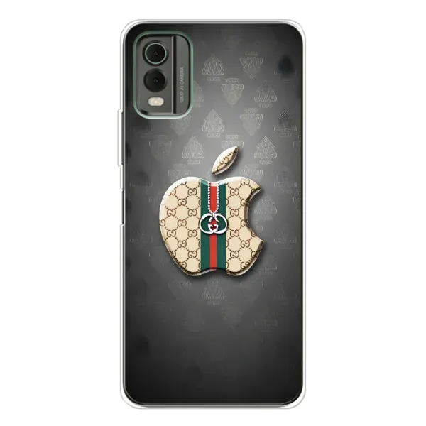 Чехол с принтом «Apple gucci» для Nokia C32 Чехол с принтом «Apple gucci» для Nokia C32