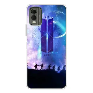 Чехлы BTS для Nokia C32 (AlphaPrint) (Army BTS)